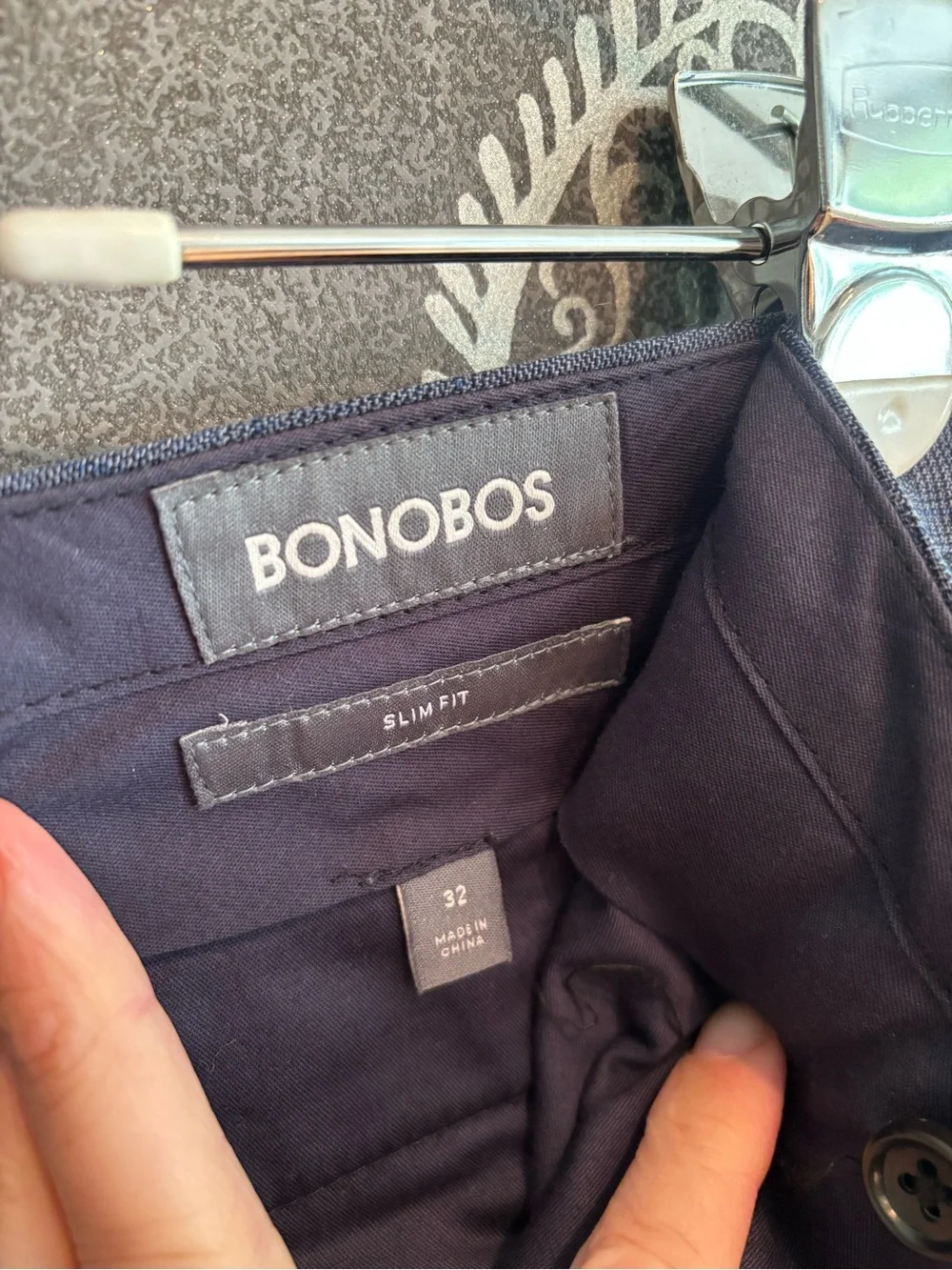 Bonobos Slim Fit Navy Dress Pants